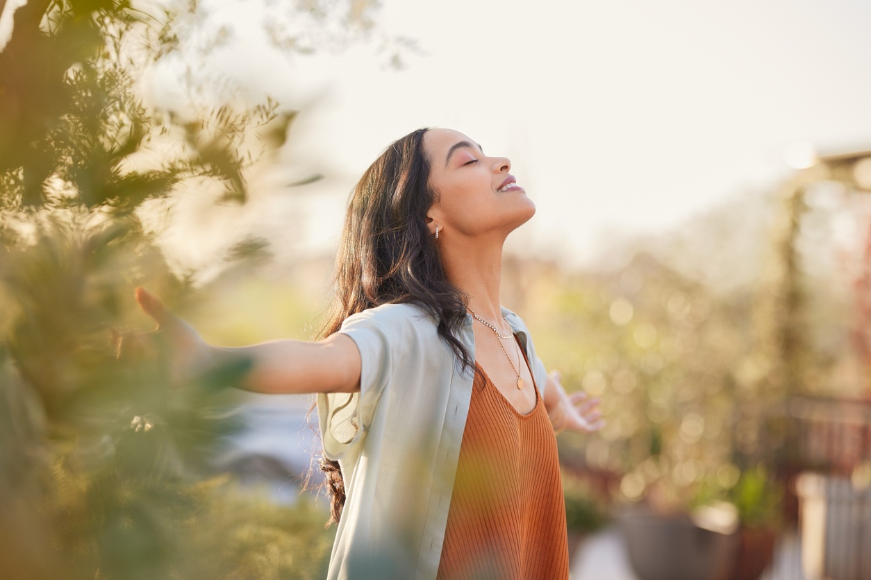 Smiling woman